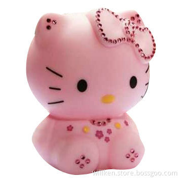 Power Bank, Cartoon Kitty Cat Shape, Structure of Diamond, 2,600mAh Capacity